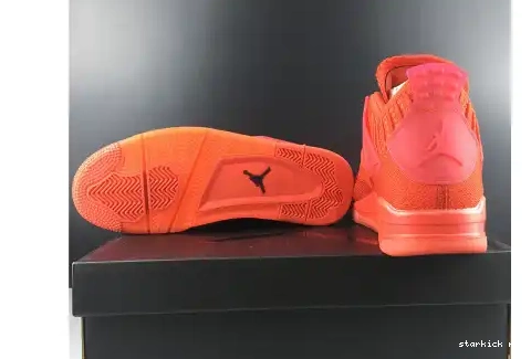 JORDAN 4 AQ3559-600 AQ3559-600 AIR “RED” FLYKNIT 0407